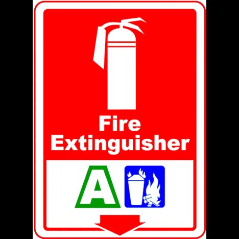 fire extinguisher sign